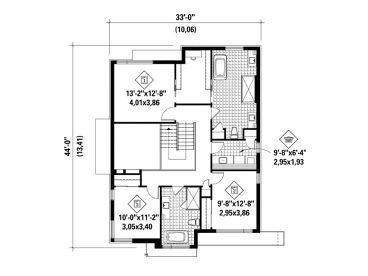 2nd Floor Plan, 072H-0147