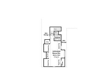 2nd Floor Plan, 001H-0195