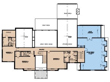 2nd Floor Plan, 074H-0150