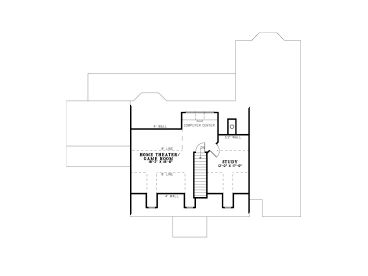 2nd Floor Plan, 025H-0165