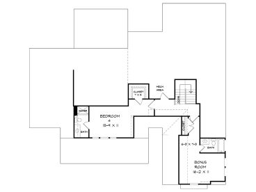 2nd Floor Plan, 019H-0222
