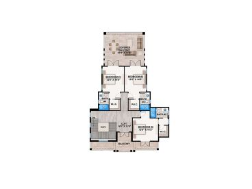 2nd Floor Plan, 069H-0079