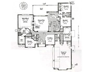 1st Floor Plan, 002H-0051