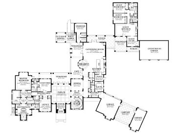 1st Floor Plan, 064H-0093