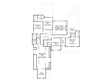 2nd Floor Plan, 053H-0103