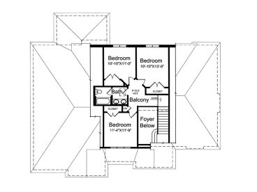 2nd Floor Plan, 046H-0086