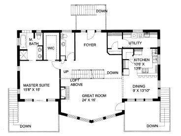 1st Floor Plan, 012H-0092