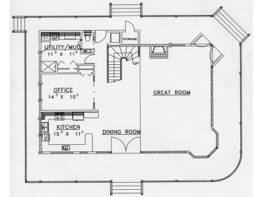 1st Floor Plan, 012H-0113