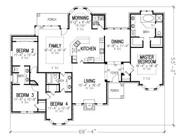 Floor Plan, 054H-0123