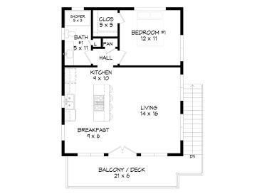 2nd Floor Plan, 062G-0235