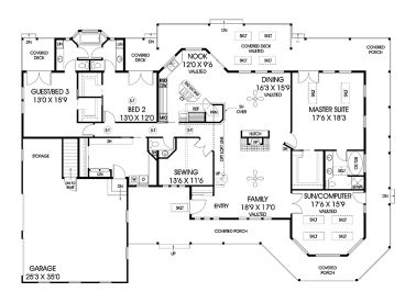 1st Floor Plan, 013H-0099