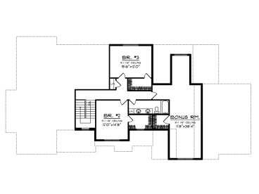 2nd Floor Plan, 020H-0423