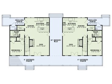 1st Floor Plan, 025M-0100
