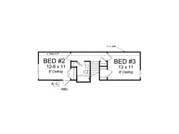 2nd Floor Plan, 059H-0140