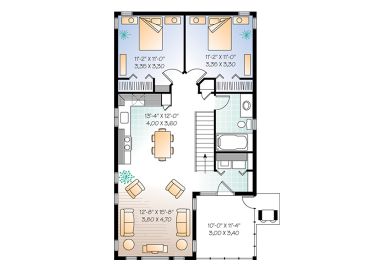 2nd Floor Plan, 027G-0003