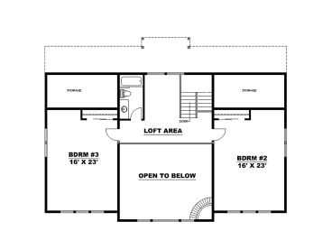 2nd Floor Plan, 012H-0302