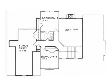 2nd Floor Plan, 045H-0056