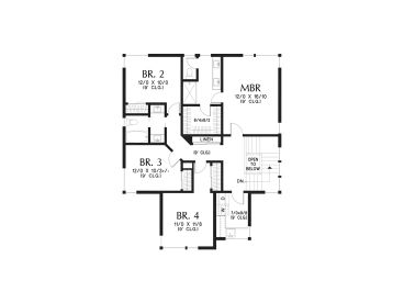 2nd Floor Plan, 034H-0473