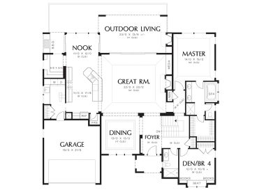 Floor Plan, 034H-0301