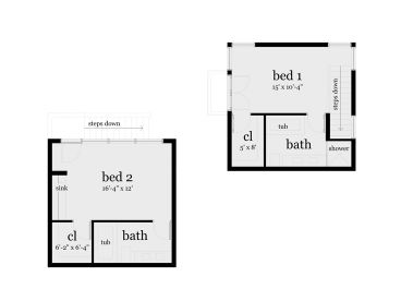 2nd Floor Plan, 052H-0035