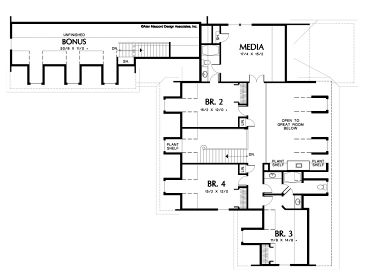 2nd Floor Plan, 034H-0214