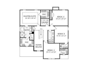 2nd Floor Plan, 086H-0024