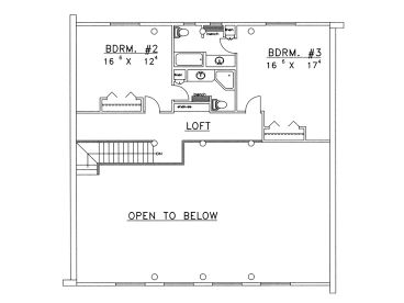 2nd Floor Plan, 012L-0037