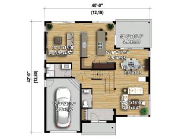 1st Floor Plan, 072H-0227