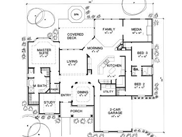 Floor Plan, 036H-0021