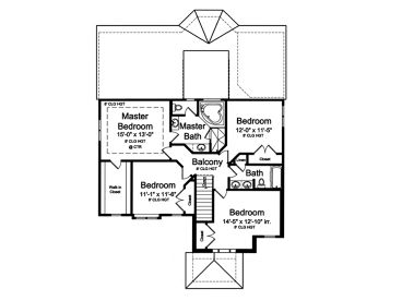 2nd Floor Plan, 046H-0113