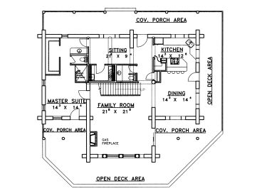 1st Floor Plan, 012L-0060