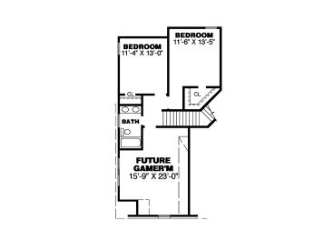 2nd Floor Plan, 011H-0034