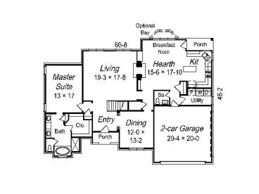 1st Floor Plan, 061H-0093