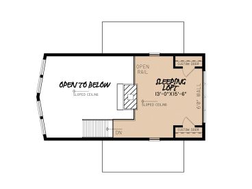 2nd Floor Plan, 074H-0004