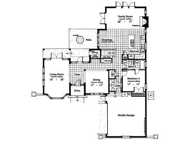 1st Floor Plan, 043H-0137