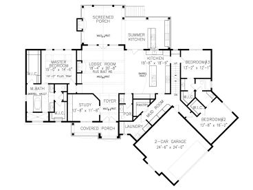 1st Floor Plan, 084H-0029