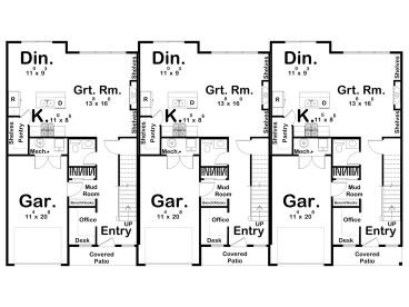 1st Floor Plan, 050M-0030