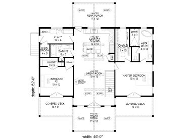 Floor Plan, 062H-0317
