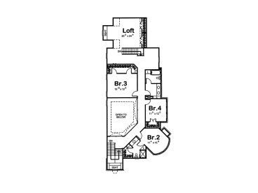 2nd Floor Plan, 050H-0059