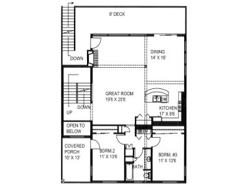 1st Floor Plan, 012H-0139