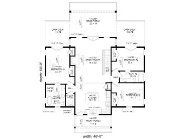 Floor Plan, 062H-0466