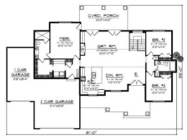 Floor Plan, 020H-0485