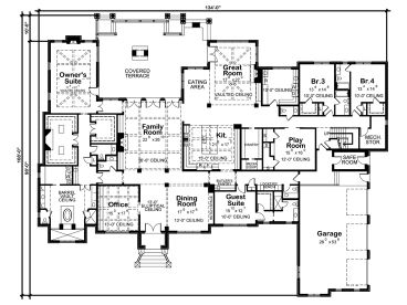 1st Floor Plan, 031H-0375