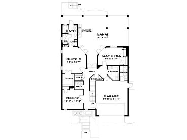 1st Floor Plan, 052H-0012