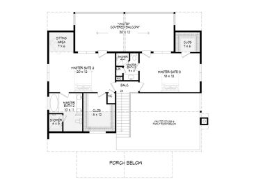 2nd Floor Plan, 062H-0271