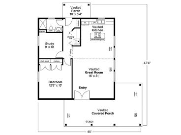 Floor Plan, 051H-0123