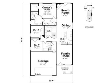 1st Floor Plan, 031H-0306