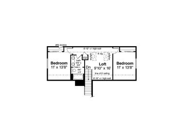 2nd Floor Plan, 051H-0301
