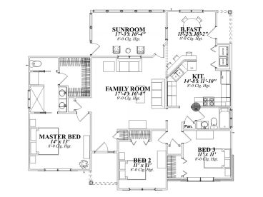 Floor Plan, 073H-0119