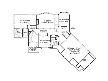 2nd Floor Plan, 084H-0020